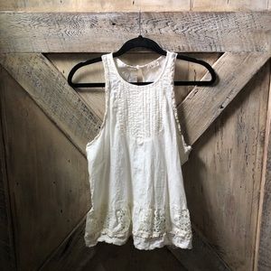Hollister lacy halter tank top